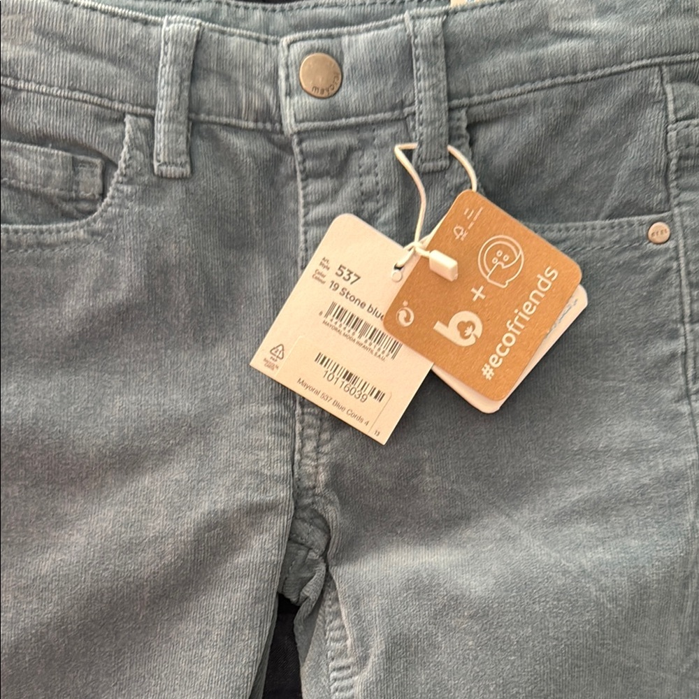 NWT - Mayoral kids jeans in color Ecofriends Stone Blue
